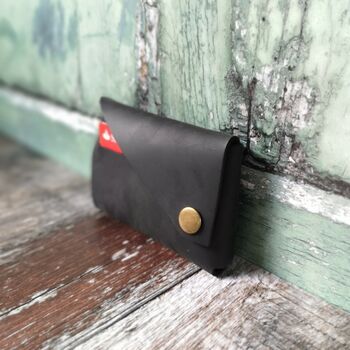 Personalised Black Leather Wallet, 3 of 6