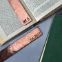 7th Anniversary Solid Copper Metal Bookmark, thumbnail 4 of 12