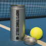 Personalised Tennis Ball Tin – Father’s Day Gift, thumbnail 1 of 3