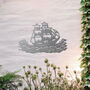 Sailing Ship Metal Wall Art For Nautical Garden And Home Decor Gift, thumbnail 7 of 10