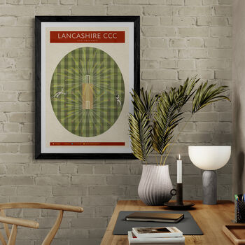Lancashire C.C.C Cricket Poster Print, 4 of 4