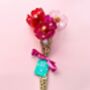 Valentines Small Recycled Plastic Bottle Flower Bouquet, thumbnail 5 of 8