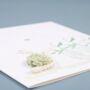 Handmade Crochet Snail Birthday Card, thumbnail 3 of 6