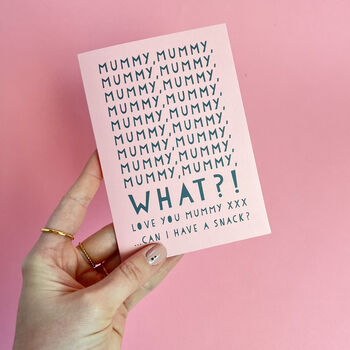 Funny Mummy Snack Birthday Card, 4 of 7