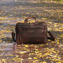 Business Leather Top Handle Briefcase, thumbnail 2 of 12