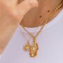 Aura Opal Pendant Statement Necklace, thumbnail 3 of 4