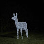 Swinsty Doe Dual Colour LED Battery Outdoor Reindeer, thumbnail 1 of 3