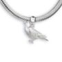 Racing Pigeon Sterling Silver Charm, thumbnail 5 of 9
