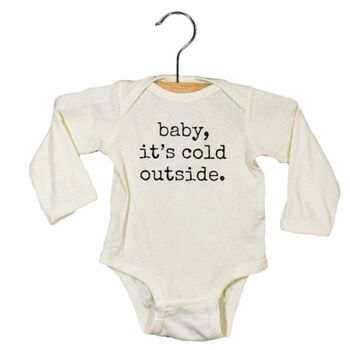 Baby It's Cold Outside, Baby Onesie, 3 of 3