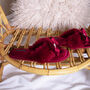 Amelie Toe Post Slipper In Red, thumbnail 4 of 5