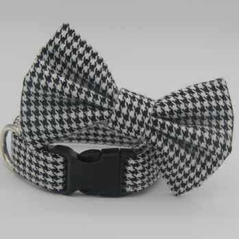 Houndstooth Dog Bow Tie, 8 of 10