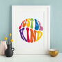 Just Be Kind Gallery Wall Print Unframed, thumbnail 1 of 2