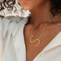 Personalised Gold Letter Necklace, thumbnail 1 of 4