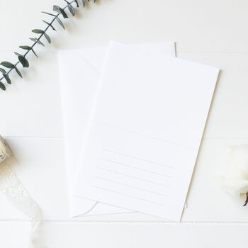 Thank You Card Set Of 10 Blooming Bear, 4 of 4