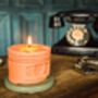 Engine Piston Candle: Spiced Orange Man Cave Candle, Car Engine Part Moulded Scented Candle. Handmade UK By Glowsmith, thumbnail 3 of 4