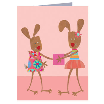 Mini Rabbits Greetings Card, 2 of 5