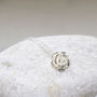 Rose Petal Sterling Silver Necklace, thumbnail 8 of 11