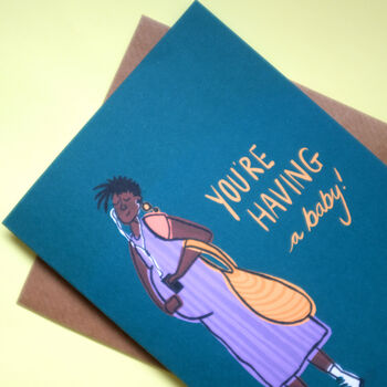 'You're Having A Baby' Greetings Card, 2 of 4