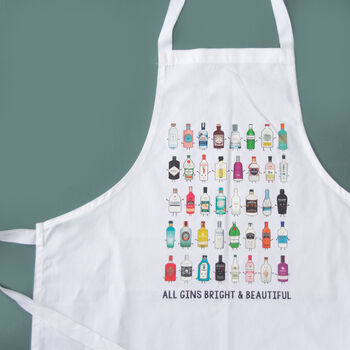 'All Gins Bright And Beautiful' Apron, 3 of 4
