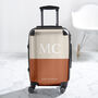 Colourblock Personalised Suitcase, thumbnail 1 of 12