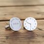 Personalised New Father Special Time Cufflinks, thumbnail 1 of 4