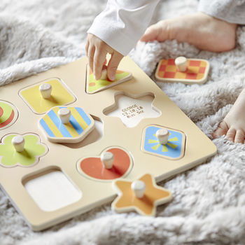 Personalised Wooden Baby Puzzle By Sophia Victoria Joy