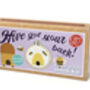 Hive Got Your Back! Mini Matchbox Cross Stitch Kit, thumbnail 2 of 6