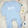Personalised Name With A Star Rompersuit, thumbnail 2 of 6