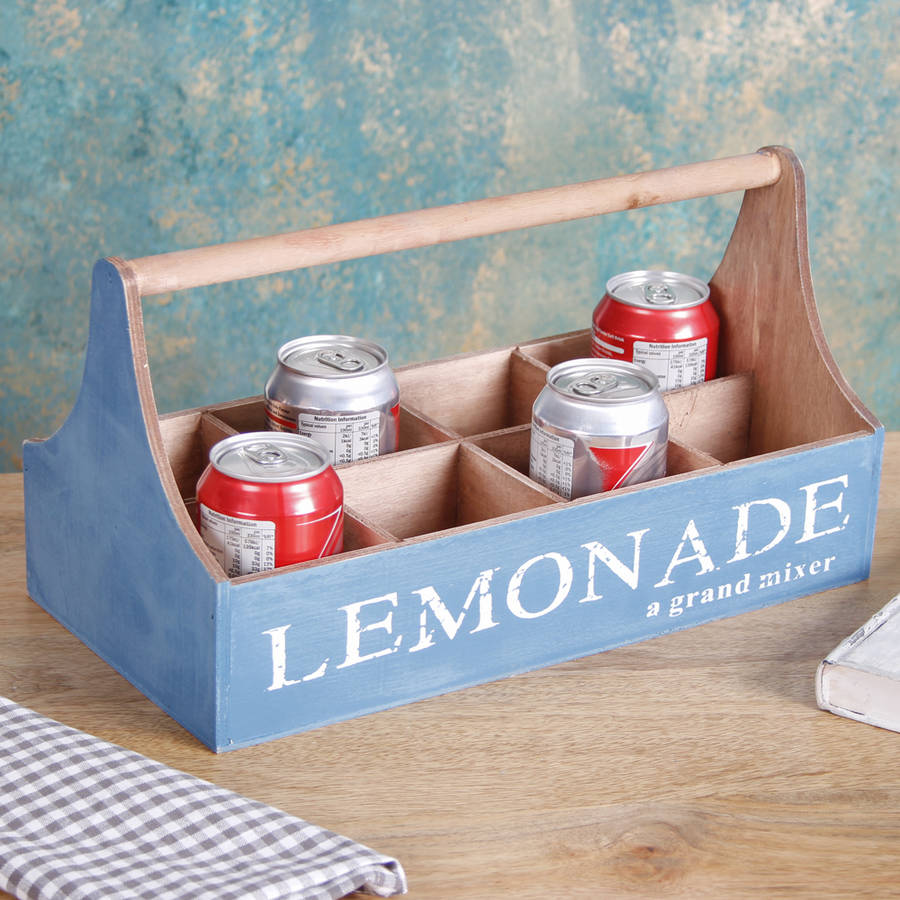 retro lemonade bottle crate by dibor