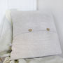 Floral Cow Parsley Linen Cushion, thumbnail 3 of 4