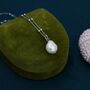 Sterling Silver Genuine Baroque Pearl Pendant Necklace, thumbnail 5 of 12