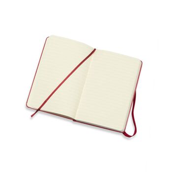 Small Moleskine Classic Notebook Scarlet Red | Emboss Your Initials, 4 of 8