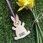 Personalised Easter Rabbit Hanging Decoration, thumbnail 3 of 4