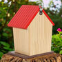 Wooden Bird House For Robins Gift For Gardener, thumbnail 4 of 4