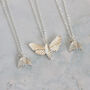 Hawk Moth Silver Necklace, thumbnail 5 of 7