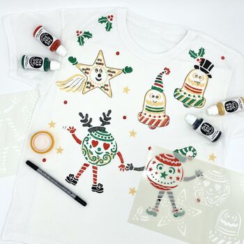 Christmas Bauble T Shirt Painting Activity, 3 of 6