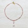 'Angel' Opal, Quartz And Pearl Necklace, thumbnail 3 of 10