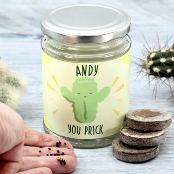 Personalised Cactus Jar Grow Kit, 4 of 12