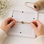 Personalised 'Tied The Knot' Framed Wedding Gift, thumbnail 4 of 9