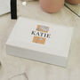 Personalised Birth Flower Wooden Jewellery Box, thumbnail 4 of 4