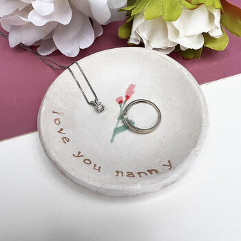 Floral Love You Nanny Ring Dish, 6 of 8