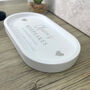 Personalised Script Text And Hearts Trinket Tray, thumbnail 4 of 5