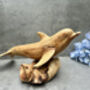 30cm Hand Carved Playful Dolphin Figurine Home Decor, thumbnail 11 of 12