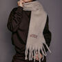 Embroidered Personalised Slogan Scarf, thumbnail 6 of 7