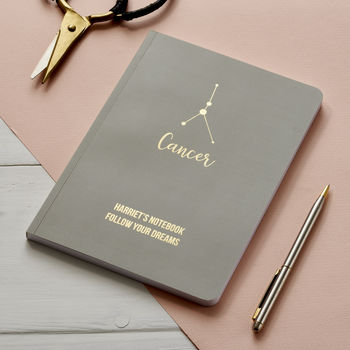 Personalised Star Sign Constellation Notebook, 5 of 12