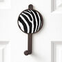Animal Print Pattern Design Wall Hanging Coat Hook, thumbnail 6 of 9