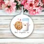 Cute Milk And Cookie Love Decoration, thumbnail 1 of 2