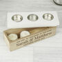 Personalised Our Life Story Home Wooden Tealight Holder, thumbnail 3 of 4