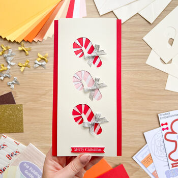 Christmas Treats Card Making Kit | Beginner Iris Fold, 4 of 7