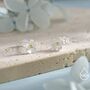 Sterling Silver Forget Me Not Flower Stud Earrings, thumbnail 9 of 11